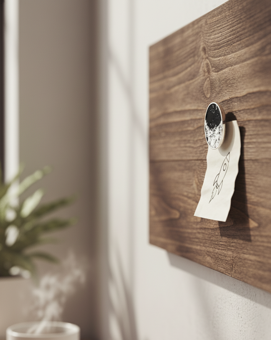 Custom Moon Phase Date Magnet– Personalized Lunar Gift for Couples