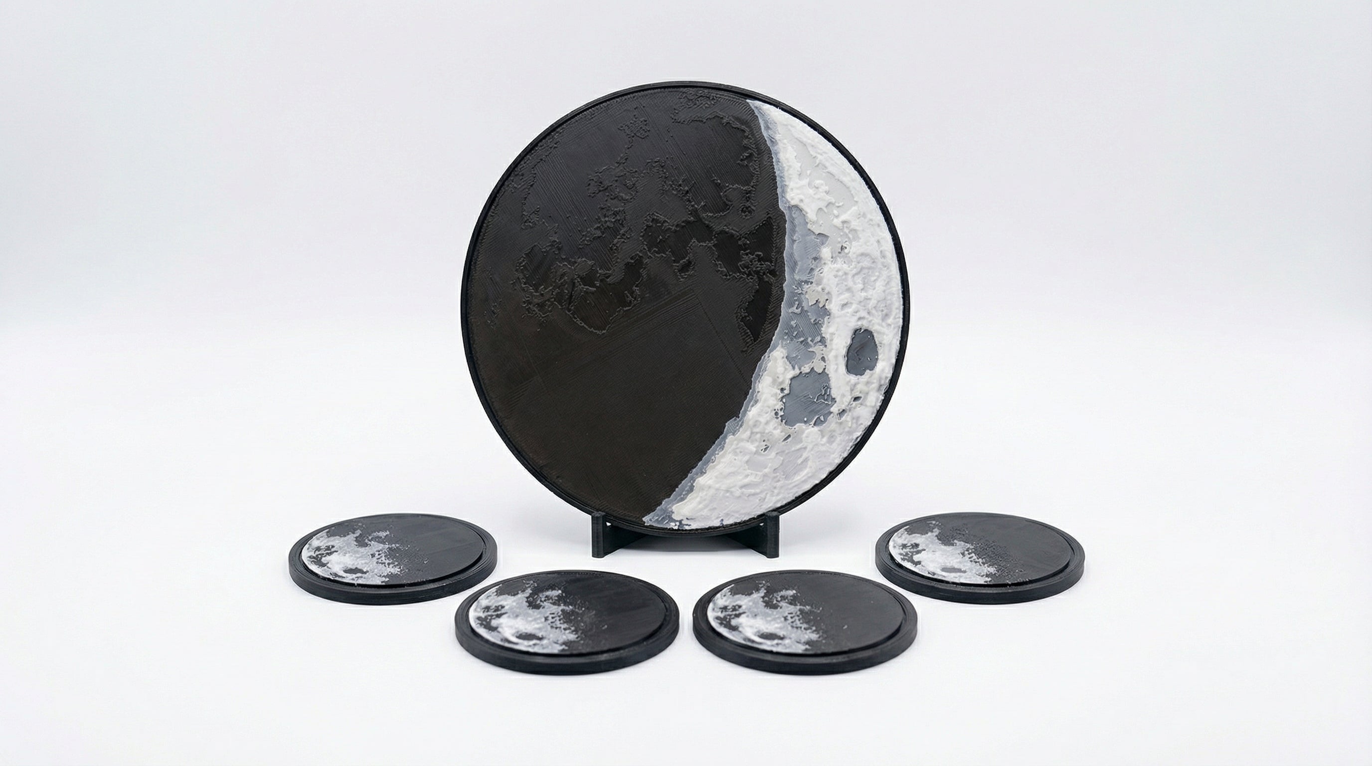 The Collector’s Edition (9.6" Statement Moon + Coaster Set)